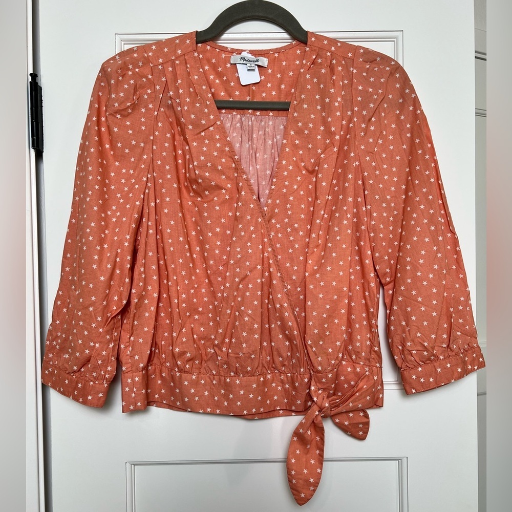 Madewell Wrap Top In Star Scatter (Small) - image 3